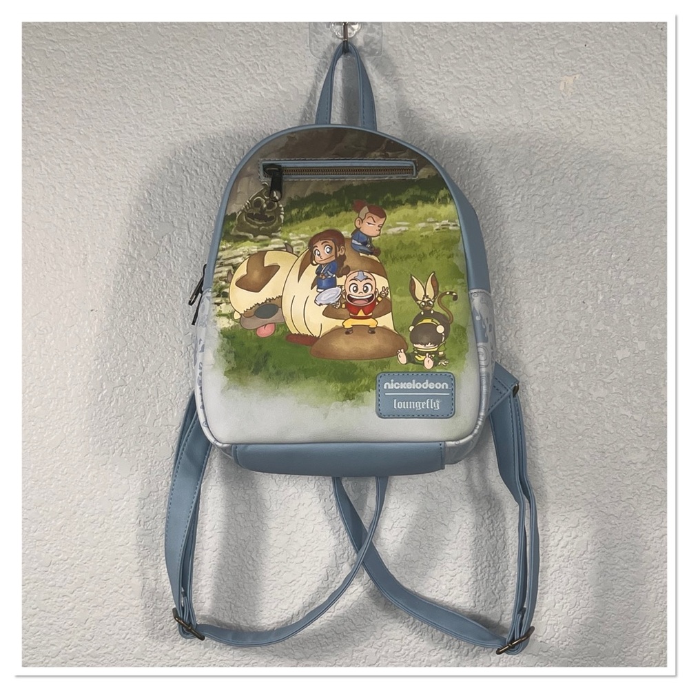 Avatar The Last Airbender Chibi Loungefly Backpack Nickelodeon Ages 8+ NWT